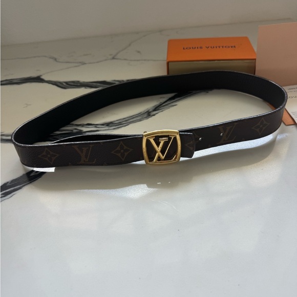 Louis Vuitton reversible belt sz 30 - Picture 1 of 3